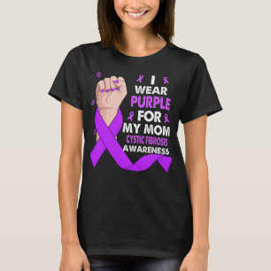 T-shirt Mains De Boxe Je Porte Du Purple Pour Ma Mère CYST