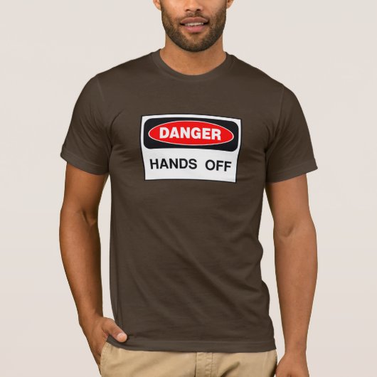 T-shirt Mains de danger éteintes (Devant)