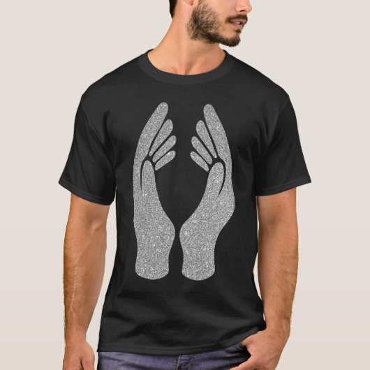 T-shirt Mains de diamant (Devant)