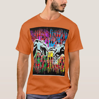 T-shirt mains de dieu goutte graffiti