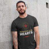 T-shirt Mains de guérison, Coeurs de soins - Cristaux et c