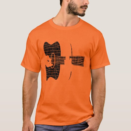 T-shirt Mains de guitare d'Acustic (Devant)