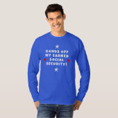 T-shirt Mains de ma sécurité sociale (Devant entier)
