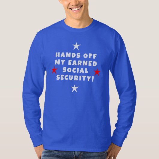 T-shirt Mains de ma sécurité sociale (Devant)