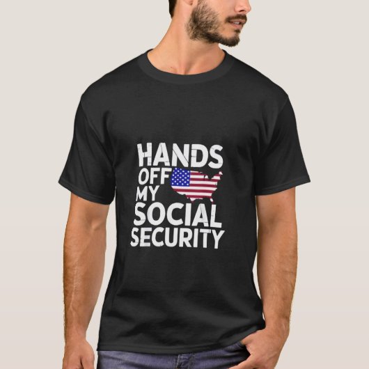 T-shirt Mains de ma sécurité sociale (Devant)