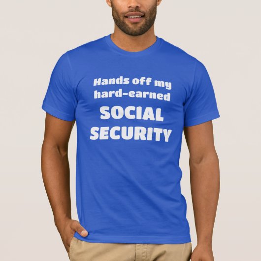 T-shirt Mains de ma sécurité sociale Hommes (Devant)