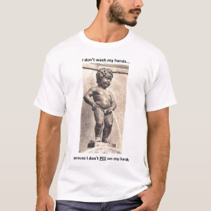 T-shirt Mains de pipi