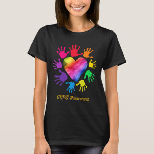 T-shirt Mains de sensibilisation aux CRPS Cadeau aux CRPS