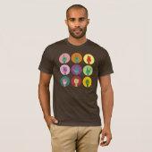 T-shirt mains pop art (Devant entier)