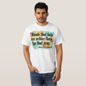 T-shirt "Mains qui aident… " (Devant entier)