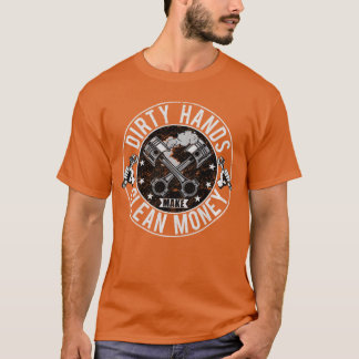 T-shirt Mains sales qui font de l'argent propreGarçon de r