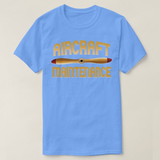 T-shirt Maintenance des aéronefs (Design devant)