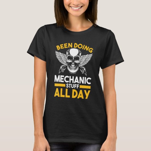T-shirt Maintenance Man Garage Mechanic (Devant)