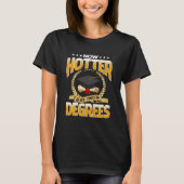 T-shirt Maintenant Hotter By Two Degrees Bachelor Master D (Devant)