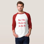 T-shirt Maintenant j'ai un pistolet automatique Ho Ho Ho (Devant entier)