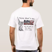 T-shirt Maintenant qu'est une marque nous toute peut vivre (Dos)