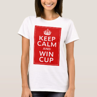 T-shirt Maintenez ~ Angleterre Footie calme et de victoire
