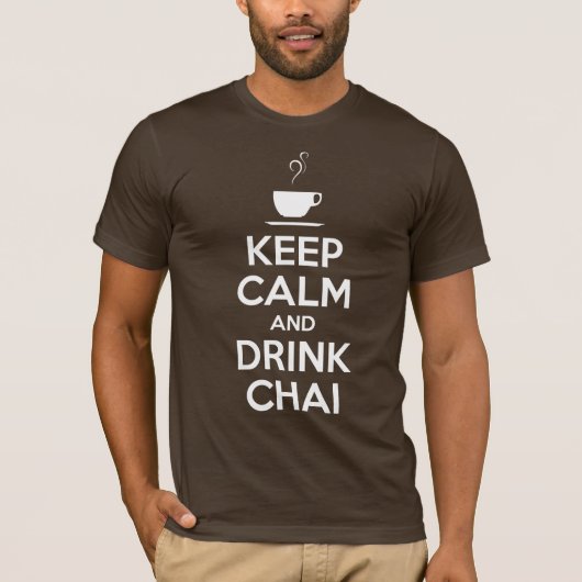 T-SHIRT MAINTENEZ CALME ET BOISSON CHAI (Devant)