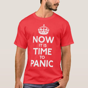 T-shirt Maintenez calme et continuez la chemise de parodie