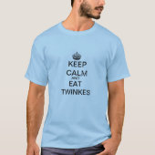 T-SHIRT MAINTENEZ CALME ET MANGEZ TWINKES (Devant)