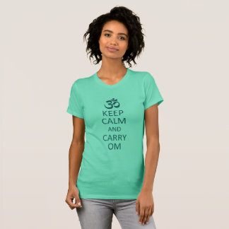 T-shirt Maintenez calme et portez l'OM