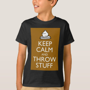 T-shirt Maintenez substance calme et de jet