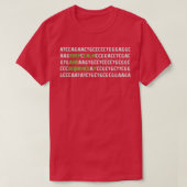 T-shirt Maintenir calme et séquence It Bioinformatique Gén (Design devant)