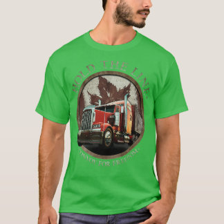 T-shirt Maintenir la ligne Canadian Trucker Protest Trucke