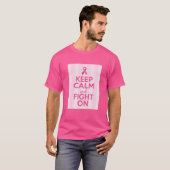 T-shirt Maintenir le calme et combattre (Sensibilisation a (Devant entier)