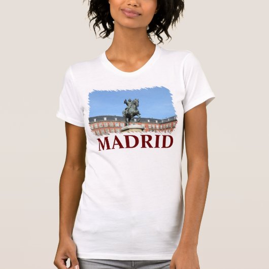 T-shirt Maire Madrid, Espagne de plaza (Devant)