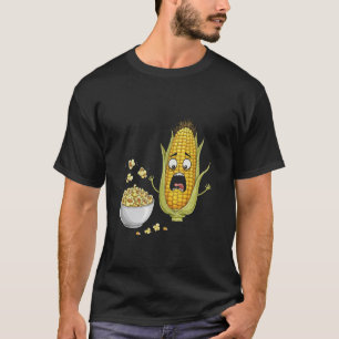 T-shirt Maïs Drôle Légume Popcorn Humour Dessin Artistique