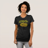T-shirt Maïs éclaté sautant sur l'abricotier (Devant entier)