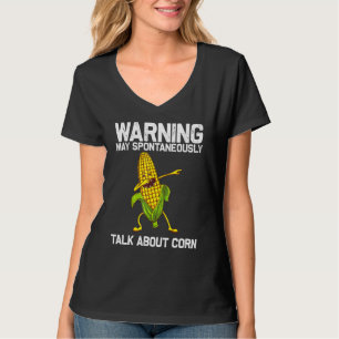 T-shirt Maïs Pour Hommes Femmes Maïs Sur Le Costume De Cob