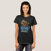 T-shirt Mais premier café bleu Java Mug (Devant entier)