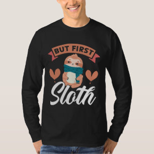 T-shirt Mais Premier Sloth Arboreal Faune Animal Herbivore