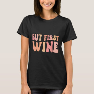 T-shirt Mais Premier Vin Boire Bach Crew Par