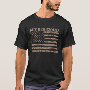 T-shirt Mais ses emails Camouflage du drapeau américain