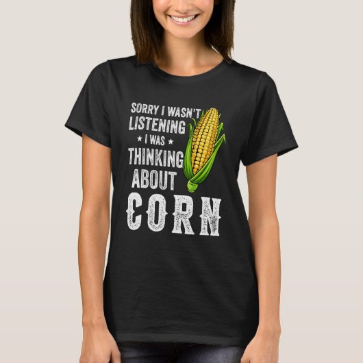 T-shirt Maïs Sur Le Costume De Cob Farmer Corn (Devant)