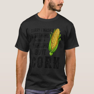 T-shirt Maïs Sur Le Costume De Cob Farmer Corn