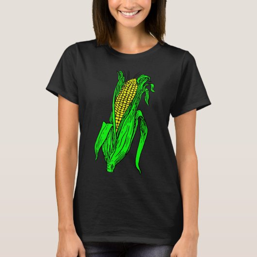 T-shirt Maïs sur le jardin Cob Vegetable (Devant)