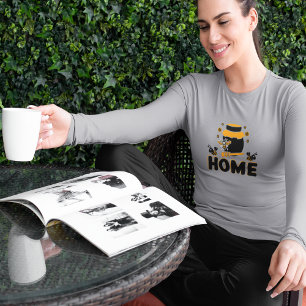 T-Shirt "MAISON" à l'abeille de dessin animé et au