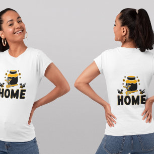 T-Shirt "MAISON" à l'abeille de dessin animé et au