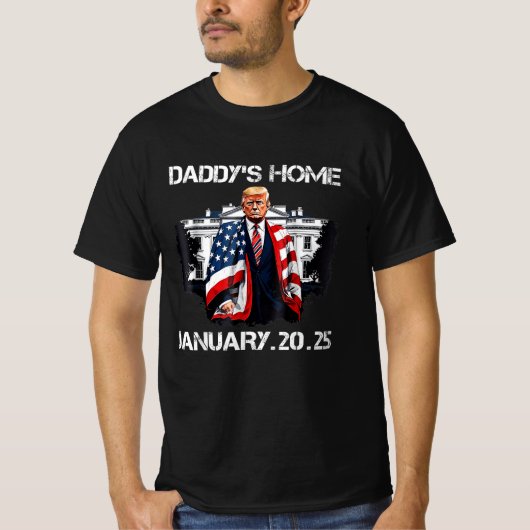 T-shirt Maison Blanche de Trump Daddy (Devant)