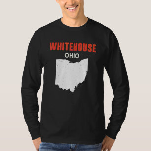 T-shirt Maison-Blanche Ohio États-Unis État Amérique Voyag