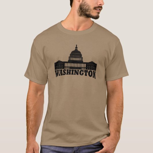 T-shirt Maison Blanche Washington DC (Devant)