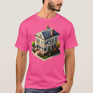 T-shirt Maison Charleston Sud Conception isométrique