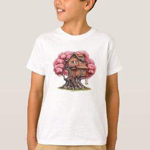 T-shirt Maison d'arbre en cerisier