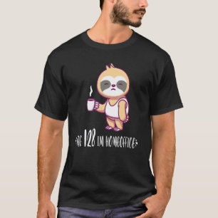 T-shirt Maison de bureau drôle de paresseux  Bureau  Chef