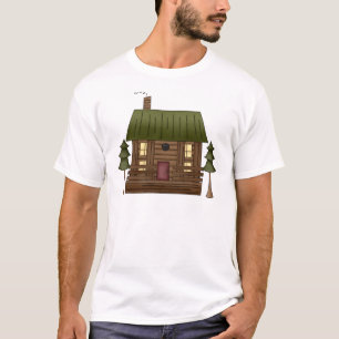 T-shirt Maison de cabine de rondin