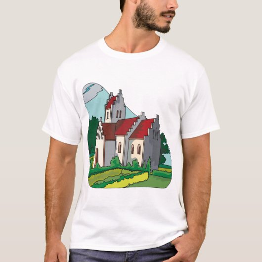 T-shirt Maison de campagne (Devant)